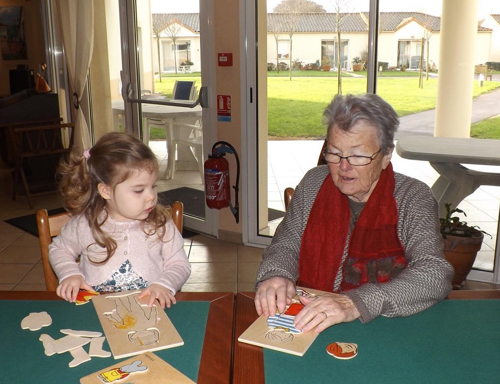 Les Résidentiels de St Brévin Les Pins : Rencontre intergénérationnelle